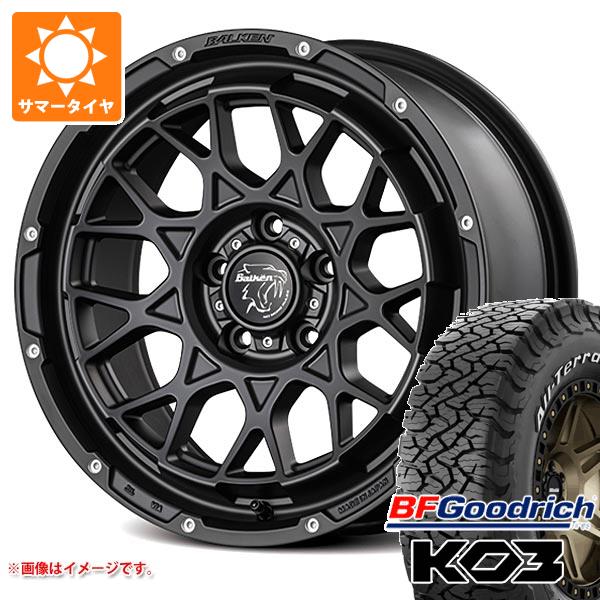 エクリプスクロス GK系用 サマータイヤ BFグッドリッチ オールテレーンT/A KO3 LT225/65R17 107/103S ブラックレター ヴァルケン ローツェ 7.0-17 タイヤホイール4本セット