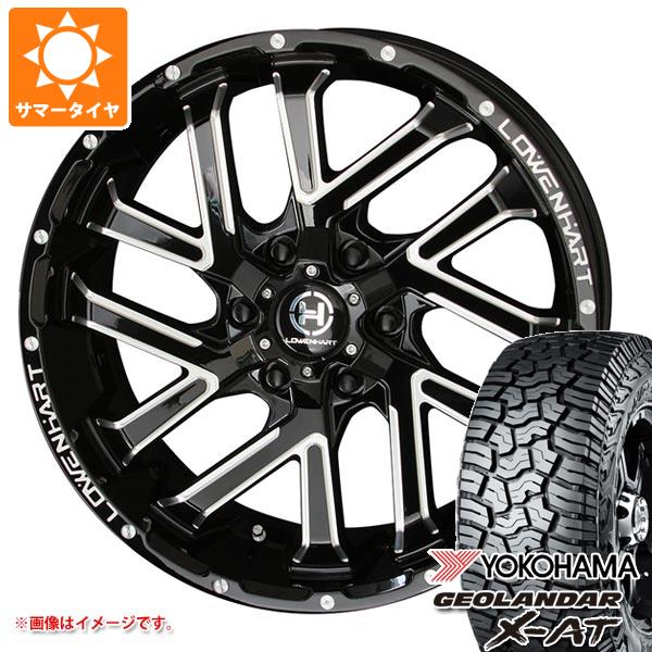 ランドクルーザー プラド 150系用 サマータイヤ ヨコハマ ジオランダー X-AT G016 265/70R17 115T ブラックレター レーベンハート GXL206 8.0-17 タイヤホイール4本セットの通販は