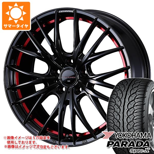 サマータイヤ 235/60R18 103V ヨコハマ パラダ スペック-X PA02 ノヴァリス ローグ QR 8.0-18 タイヤホイール4本セット 111,050円