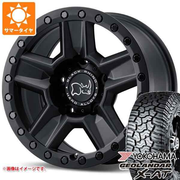 FJクルーザー 10系用 サマータイヤ ヨコハマ ジオランダー X-AT G016 265/70R17 115T ブラックレター ブラックライノ  ラヴィーン 8.5-17 の通販はau PAY マーケット - タイヤ1番 | au PAY マーケット－通販サイト