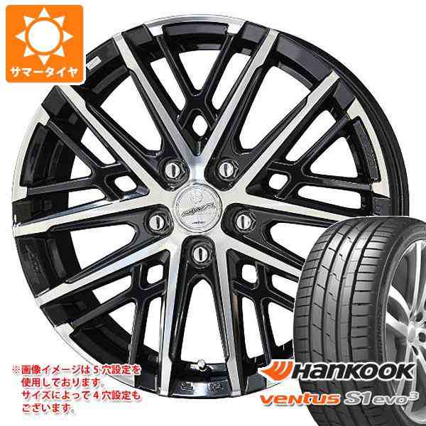 サマータイヤ 215/45R18 93Y XL ハンコック ベンタス S1 エボ3 K127 スマック グレイヴ 7.5-18 タイヤホイール4本セットの通販は
