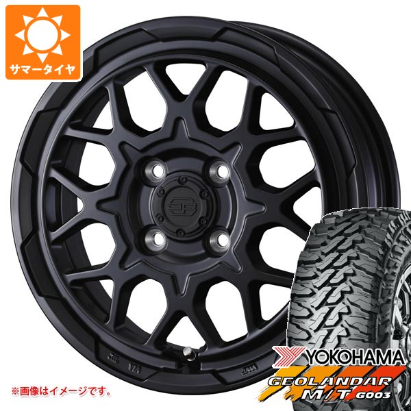 スズキ エブリイバン DA17V用 サマータイヤ ヨコハマ ジオランダー M/T G003 145/80R12 80/78N LT スタットベルク2 3.5-12 タイヤホイール4本セット