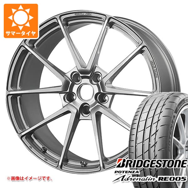 サマータイヤ 225/40R18 92Y XL ブリヂストン ポテンザ アドレナリン RE005 TWS モータースポーツ T66-GT 8.0-18 タイヤホイール4本セット