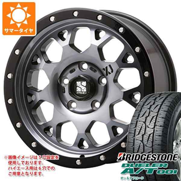 ハイエース 200系用 サマータイヤ ブリヂストン デューラー A/T 001 215/70R16 100S ブラックレター MLJ エクストリームJ  XJ04 6.5-16 dndAqSh6g4, 自動車 - www.sunnseit-apartments.it
