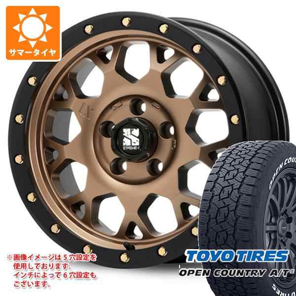 ランドクルーザー プラド 150系用 サマータイヤ トーヨー オープンカントリー A/T3 265/70R17 115T ホワイトレター MLJ エクストリームJ XJ04 8.0-17 タイヤホイール4本セットの通販は