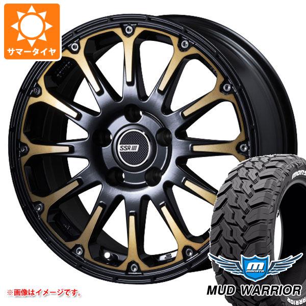 ミツビシ デリカD5用 炎節タイア モンスタ マッドウォーリアー LT235/70R16 104/101Q 白いこと水茎の跡 SSR ディバイド FT 7.0-16 タイア銀輪4本仕かける