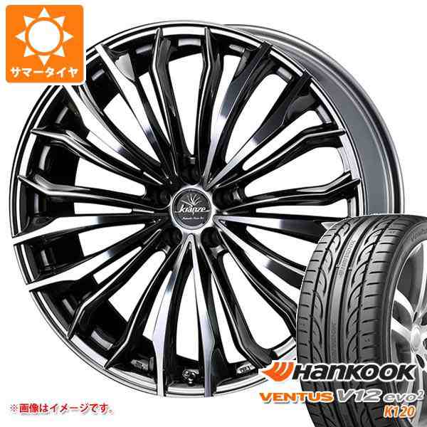2022年製 サマータイヤ 225/35R19 88Y XL ハンコック ベンタス V12evo2 K120 クレンツェ フェルゼン 358エボ  8.0-19 タイヤホイール4本セの通販はau PAY マーケット タイヤ1番