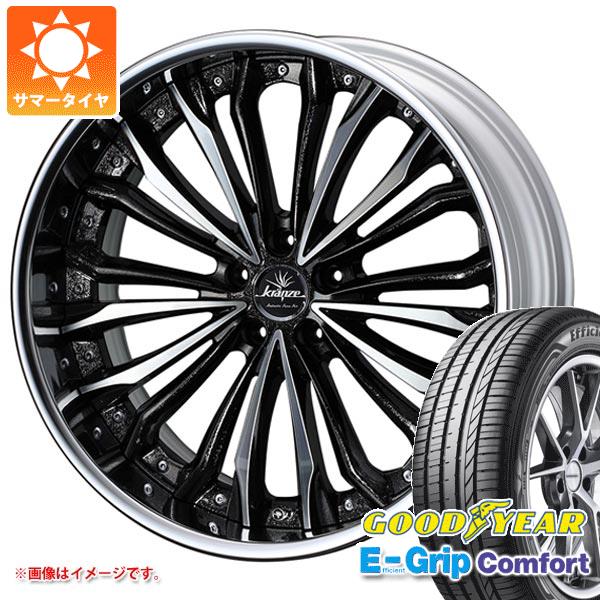 サマータイヤ 245/45R19 102W XL グッドイヤー エフィシエントグリップコンフォート クレンツェ フェルゼン 8.5-19 タイヤホイール4本セット