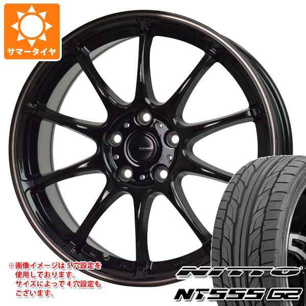 サマータイヤ 225/40R18 92Y XL ニットー NT555 G2 ジースピード P-07 7.5-18 タイヤホイール4本セットの通販は