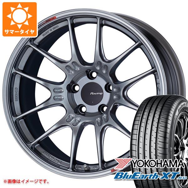 サマータイヤ 215/55R18 99V XL ヨコハマ ブルーアースXT AE61 エンケイ レーシング GTC02 7.5-18 タイヤホイール4本セット