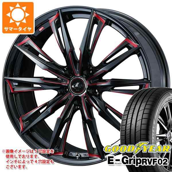 サマータイヤ 185/55R16 83V グッドイヤー エフィシエントグリップ RVF02 レオニス GX 6.0-16 タイヤホイール4本セットの通販は