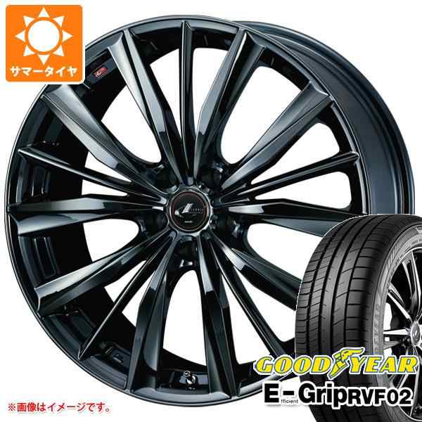 海外販売× WEDS サマータイヤ 235/50R18 101W XL グッドイヤー エフィシエントグリップ RVF02 レオニス VX 8.0-18 