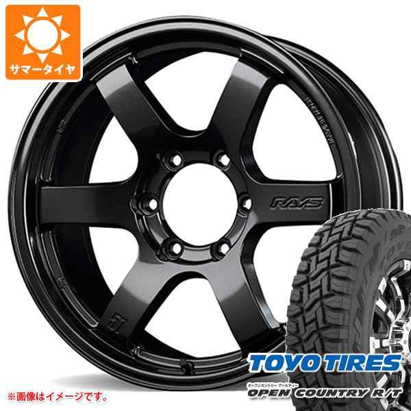 5本セット FJクルーザー 10系用 サマータイヤ トーヨー オープンカントリー R/T LT265/75R16 112/109Q ホワイトレター レイズ グラムライの通販は