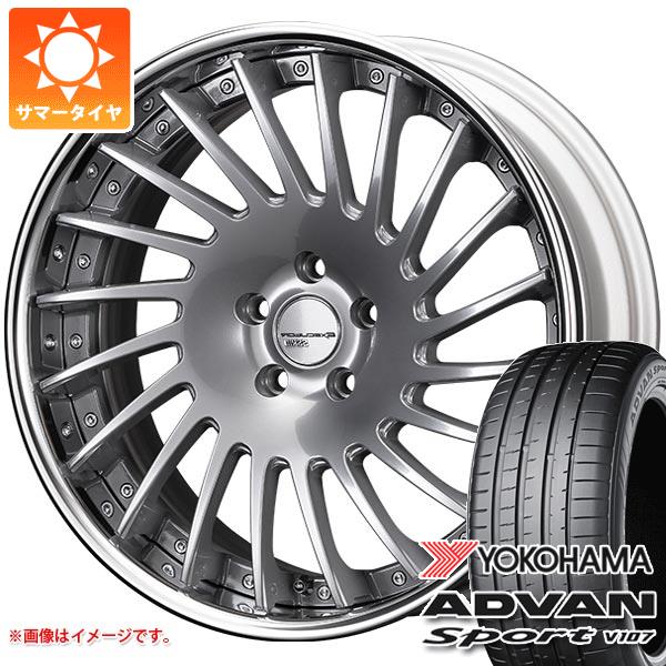 40系アルファード用 サマータイヤ ヨコハマ アドバンスポーツV107 255/40ZR21 (102Y) XL SSR エグゼキューター CV05 8.5-21 タイヤホイール4本セット 277,335円