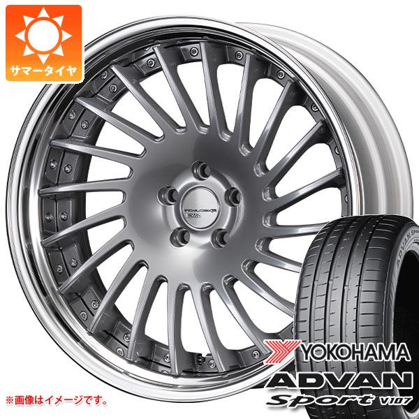 40系アルファード用 サマータイヤ ヨコハマ アドバンスポーツV107 245/40R21 100Y XL SSR エグゼキューター CV05S 8.5-21 タイヤホイール4本セット 270,990円