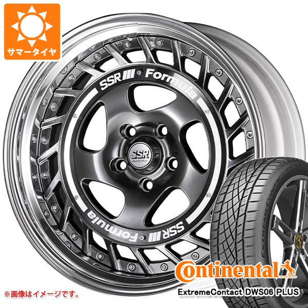 サマータイヤ 235/55R19 105W XL コンチネンタル エクストリームコンタクト DWS06 プラス SSR フォーミュラ エアロスポーク 8.0-19 タイヤホイール4本セット 正規品