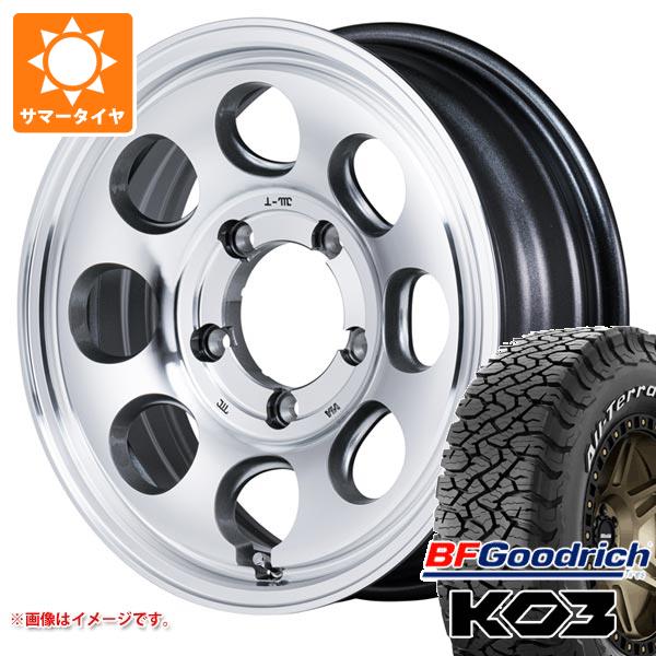 スズキ ジムニー JB64W用 2026年製 サマータイヤ BFグッドリッチ オールテレーンT/A KO3 LT215/70R16 100/97S ホワイトレター ガルシア パーム8 5.5-16 タイヤホイール4本セット