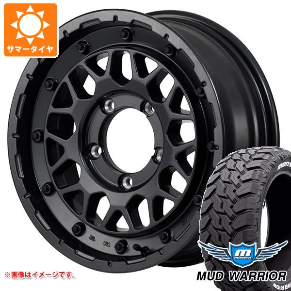 スズキ ジムニーノマド JC74W用 サマータイヤ モンスタ マッドウォーリアー LT235/70R16 104/101Q ホワイトレター ナイトロパワー M29 スティンガー 6.0-16 タイヤホイール4本セット