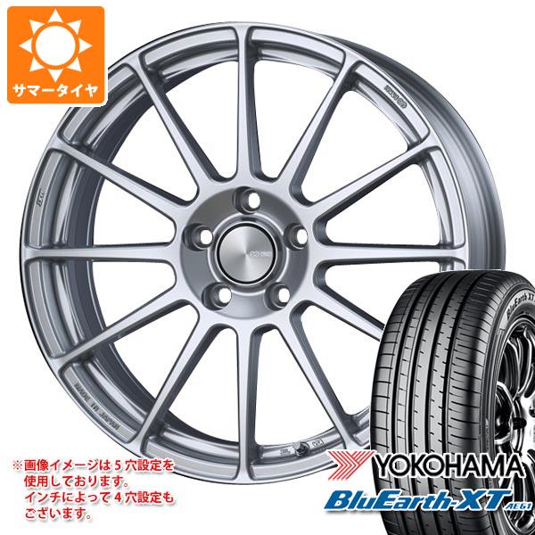 サマータイヤ 215/55R18 99V XL ヨコハマ ブルーアースXT AE61 エンケイ パフォーマンスライン PF03 7.5-18 タイヤホイール4本セット