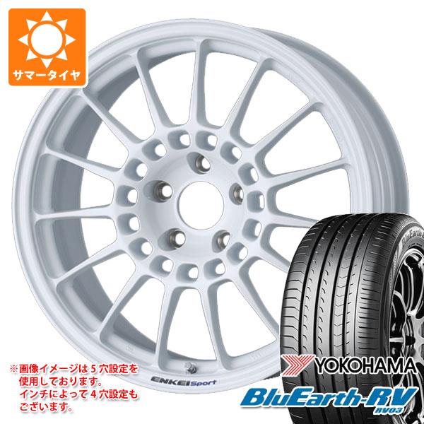 サマータイヤ 225/45R18 95W XL ヨコハマ ブルーアースRV RV03 エンケイ スポーツ RC-T5 8.0-18 タイヤホイール4本セット