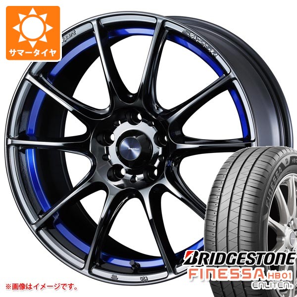 サマータイヤ 225/40R18 92W XL ブリヂストン フィネッサ HB01 ウェッズスポーツ SA-25R 7.0-18 タイヤホイール4本セット