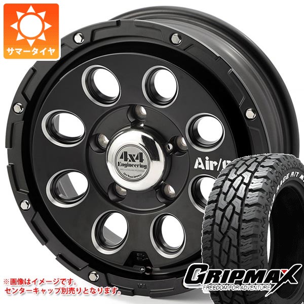 ジムニー用 サマータイヤ グリップマックス マッドレイジ R/T MAX 175/80R16 91Q ホワイトレター エアージー マッシヴ 5.5-16 タイヤホイール4本セット 97,956円