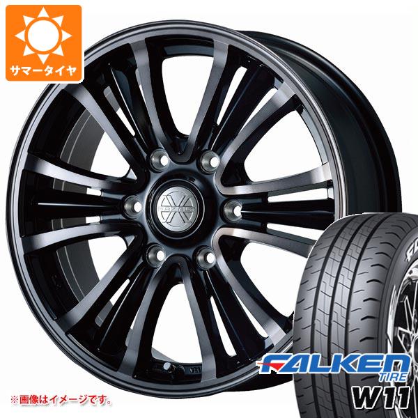 NV350キャラバン E26用 2024年製 サマータイヤ ファルケン W11 215/65R16C 109/107N ホワイトレター バザルト エックスタイプ2 6.5-16 タの通販は
