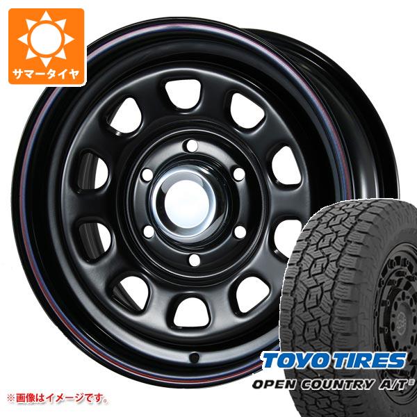 NV350キャラバン E26用 サマータイヤ トーヨー オープンカントリー A/T3 215/70R16 100T MLJ デイトナ SS 6.5-16 タイヤホイール4本セット