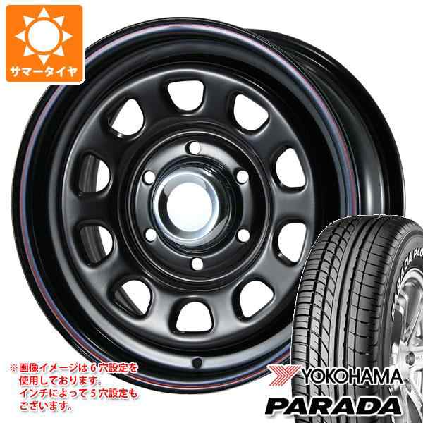 ハイエース 200系用 2024年製 サマータイヤ ヨコハマ パラダ PA03 215/65R16C 109/107S ホワイトレター MLJ デイトナ SS 7.0-16 タイヤホの通販は