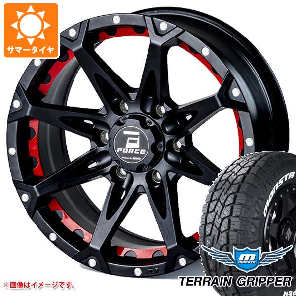 地びたクルーザー プラド 150系用 炎節タイア モンスタ テレーングリッパー 265/70R17 115T 白いこと水茎の跡 フォース デナリ 8.0-17 タイア銀輪4本仕かける