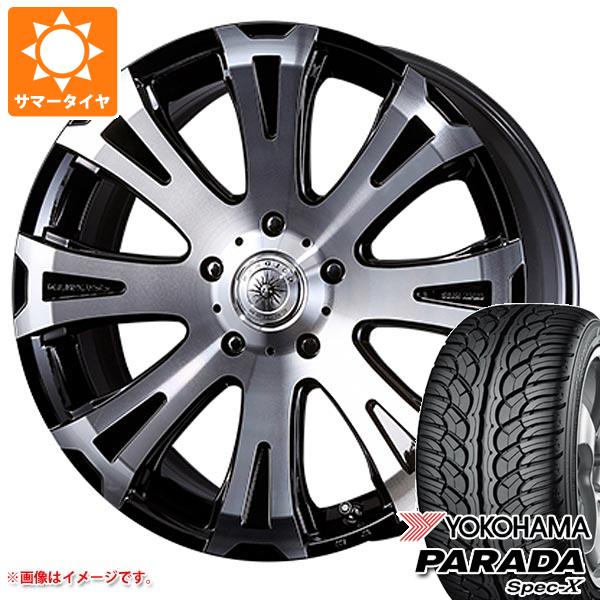 レクサス LX570用 サマータイヤ ヨコハマ パラダ スペック-X PA02 305/40R22 114V REINF クリムソン タイタン モノブロック 10.0-22 タイヤホイール4本セットの通販は