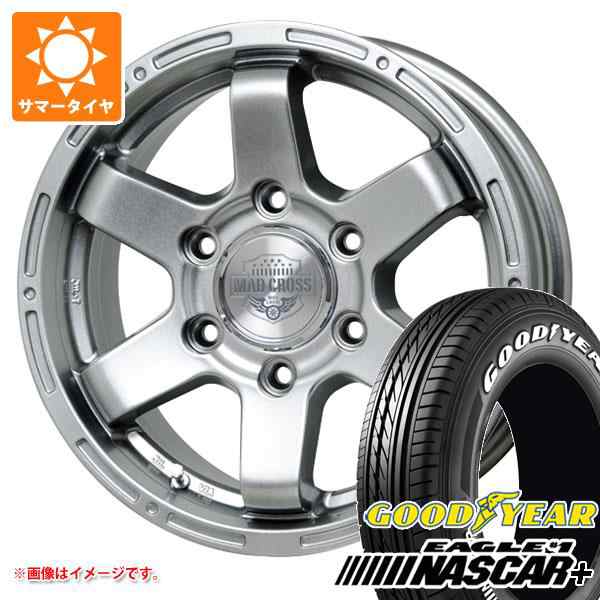 ハイエース 200系用 サマータイヤ グッドイヤー イーグル ＃1 ナスカープラス 195/80R15 107/105N ホワイトレター マッドクロス MC-76 6.0-15 タイヤホイール4本セットの通販は