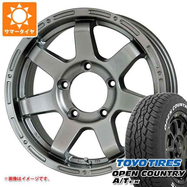 5本セット ジムニー JB64W用 サマータイヤ トーヨー オープンカントリー A/T EX 215/70R16 100H ホワイトレター マッドクロス MC-76 5.5-の通販は