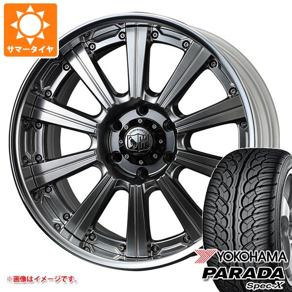 グランエース GDH300系用 サマータイヤ ヨコハマ パラダ スペック-X PA02 255/40R20 101V REINF スーパースター ピュアスピリッツ サフォーク XC 9.0-20 タイヤホイール4本セット