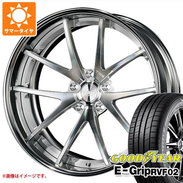 サマータイヤ 225/55R19 103W XL グッドイヤー エフィシエントグリップ RVF02 TWS ライツェント WS05 8.0-19 タイヤホイール4本セット