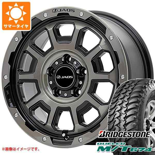 サマータイヤ 225/75R16 110/107Q ブリヂストン デューラー M/T674 アウトラインホワイトレター ジャオス アダマス BL5 7.0-16 タイヤホイール4本セットの通販は