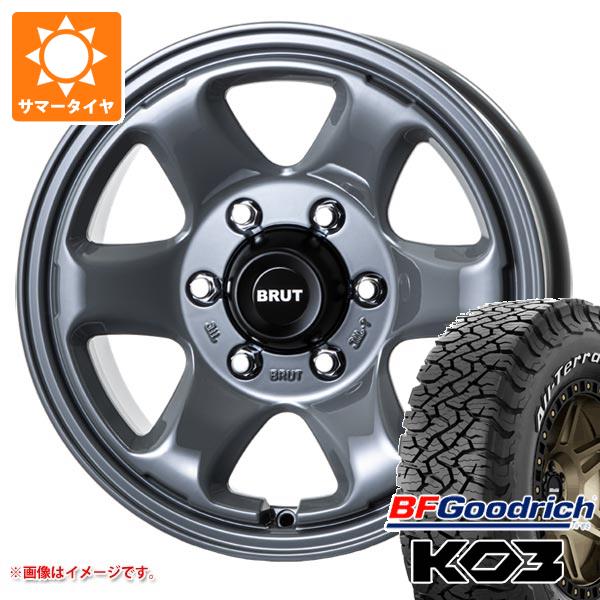 5本セット FJクルーザー 10系用 2026年製 サマータイヤ BFグッドリッチ オールテレーンT/A KO3 LT285/70R17 121/118S ホワイトレター ブルート BR-44 7.5-17 タイヤホイール5本セット 178,063円