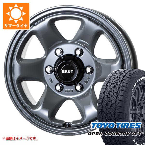 FJクルーザー 10系用 サマータイヤ トーヨー オープンカントリー A/T3 265/70R17 115T ホワイトレター ブルート BR-44 7.5-17 タイヤホイール4本セットの通販は