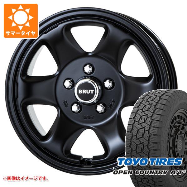 サマータイヤ 215/70R16 100T トーヨー オープンカントリー A/T3 ブラックレター ブルート BR-44 デリカD:5用 6.5-16 タイヤホイール4本セット