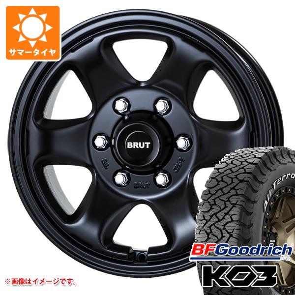 ハイラックスサーフ215系用 サマータイヤ BFグッドリッチ オールテレーンT/A KO3 LT265/65R17 116/113S ホワイトレター ブルート BR-44 7.5-17 タイヤホイール4本セット