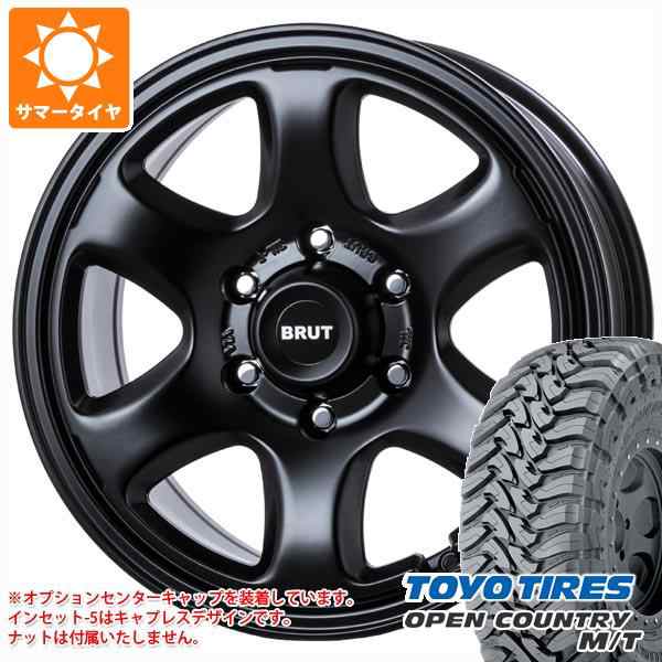 ランドクルーザー プラド 150系用 サマータイヤ トーヨー オープンカントリー M/T LT265/65R17 120/117P ブラックレター ブルート BR-44 の通販は 239,200円