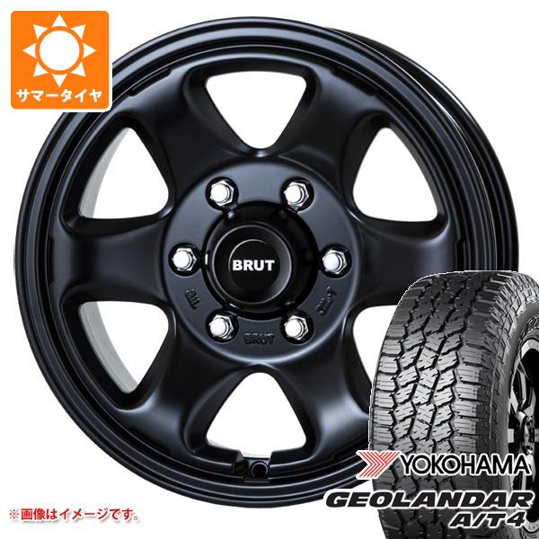ランドクルーザー プラド 150系用 サマータイヤ ヨコハマ ジオランダー A/T4 G018 LT285/70R17 121/118S アウトラインホワイトレター ブルート BR-44 7.5-17 タイヤホイール4本セットの通販は