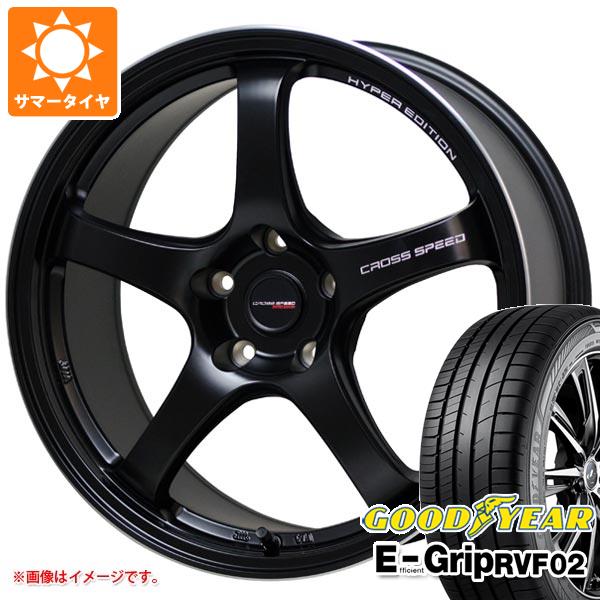 サマータイヤ 165/55R15 75V グッドイヤー エフィシエントグリップ RVF02 クロススピード ハイパーエディション CR5 4.5-15 タイヤホイール4本セットの通販は 58,190円