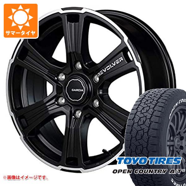 ハイエース 200系用 サマータイヤ トーヨー オープンカントリー A/T3 215/60R17C 109/107R ホワイトレター ガルシア エスエス リボルバー 6.5-17 タイヤホイール4本セット