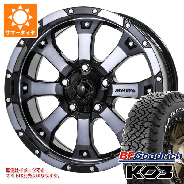 ジープ ラングラー JK/JL系用 2026年製 サマータイヤ BFグッドリッチ オールテレーンT/A KO3 LT285/70R17 121/118S ホワイトレター MKW MK-46 タイヤホイール4本セット 154,500円
