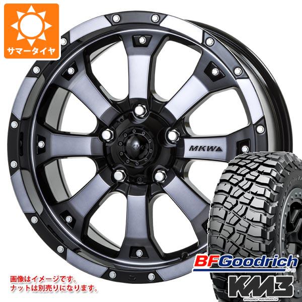 ジープ ラングラー JK/JL系用 サマータイヤ BFグッドリッチ マッドテレーンT/A KM3 33x12.50R17LT 120Q MKW MK-46 タイヤホイール4本セット 170,900円