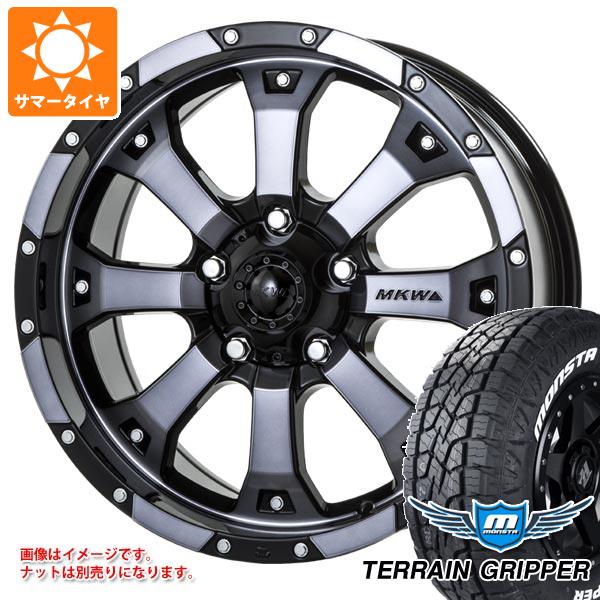 5本セット ジープ ラングラー JK/JL系用 サマータイヤ モンスタ テレーングリッパー LT285/70R17 121/118R ホワイトレター MKW MK-46 タイヤホイール5本セット 164,563円