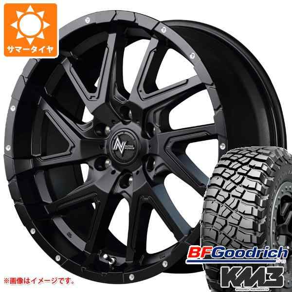 ハイラックス 120系用 サマータイヤ BFグッドリッチ マッドテレーンT/A KM3 LT265/65R17 120/117Q ナイトロパワー デリンジャー 8.0-17 タイヤホイール4本セットの通販は 154,250円