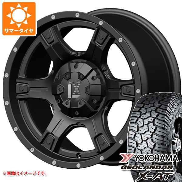 ジープ ラングラー JK/JL系用 サマータイヤ ヨコハマ ジオランダー X-AT G016 LT265/70R17 121/118Q ブラックレター オフビート レクセル アウトロー オフロードスタイル タイヤホイール4本セットの通販は