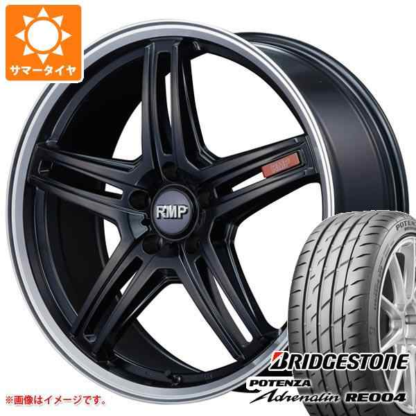 シルバー/レッド POTENZA サマータイヤ 225/55R17 101W XL ブリヂストン ポテンザ アドレナリン RE004 RMP 520F  7.0-17